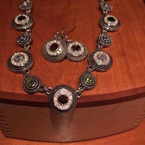 Lia Sophia Necklace & Earrings